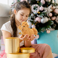 Easfan Walking Dog Toy for Kids Barking Interactive Puppy Stuffed - Horse_Brown - image 4