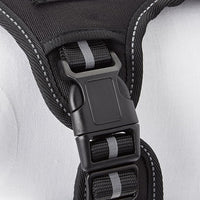 Amazon Basics No Pull Dog Harness, Adjustable Front Clip, Tactical Vest, Large, Black