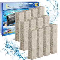 Replacement Filter Cartridges Compatible with Aqueon Quietflow 20 75 – Essentials for Fish - For Model 20 & 75, 12 Pack