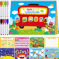 SpriteGru search and find book for kids with dry erase markers and storage bag - view 5