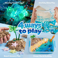 JOVA Klever Kits Construction Sensory Bin for kids Glow - Ocean - image 3