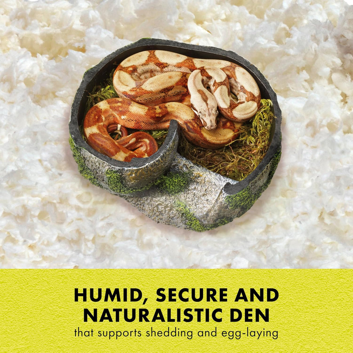 Zilla Rock Lair Naturalistic Hide for Snakes and Lizards - Small - image 3