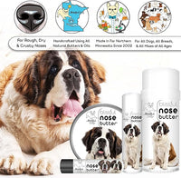 The Blissful Dog Saint Bernard Unscented Nose Butter - Dog Nose Butter, 2 Ounce