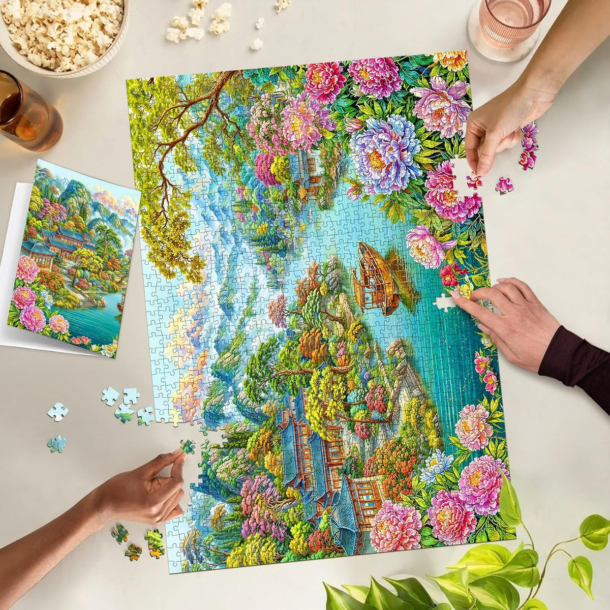 Funny Dog Pizza Jigsaw Puzzles, Food Kitchen - Misty Rain - image 3