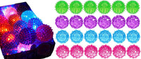 JA-RU Light Up Rubber Spike Balls Fidget Toy 695-4p – Fun for Kids & Family - Spike Balls / 24 Pack of Spike Balls - image 2