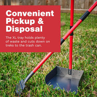 Pooper Scooper for Dogs, Heavy Duty Long Handle Rake - 2 Piece Set - X Large - image 3