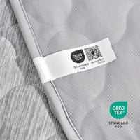 Cozy Bliss Leakproof Cooling Blanket for Large Dogs – Q-Max>0.4, Durable & Washable Dog Cooling Mat for Hot Weather, Soft Pet Throw & Couch Protector for Dogs & Cats, 40x60 Inch, Heather Silver Grey