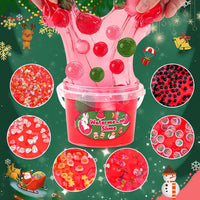 Astronaut Galaxy Slime for Kids, Big Slime Bucket with Clay - Red Slime - image 2