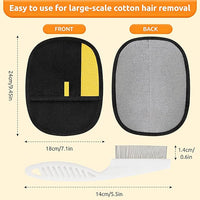 Pet Hair Removal Glove 2 Pcs, Cat & Dog Reusable Electrostatic Gloves Pet Hair 2025 New Upgrade,Grooming Pet Hair Remover Tool, Reusable Quick De-Shedding Gloves for Couch、 Clothing、Carpet,、Car Seats