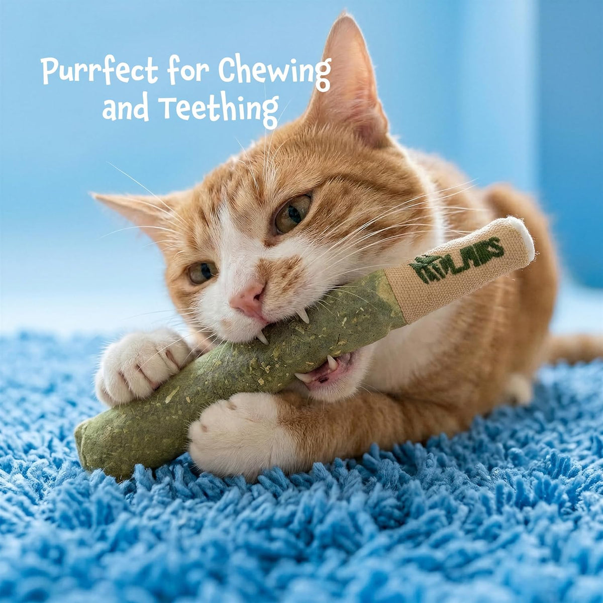 LIT LABS Cat Doobie 3 Pack Catnip Toys for Cats, Funny Cat Toys - image 3