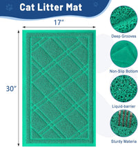 Smiry Cat Litter Box Mat 30x17 - 30x17 / Green - image 2