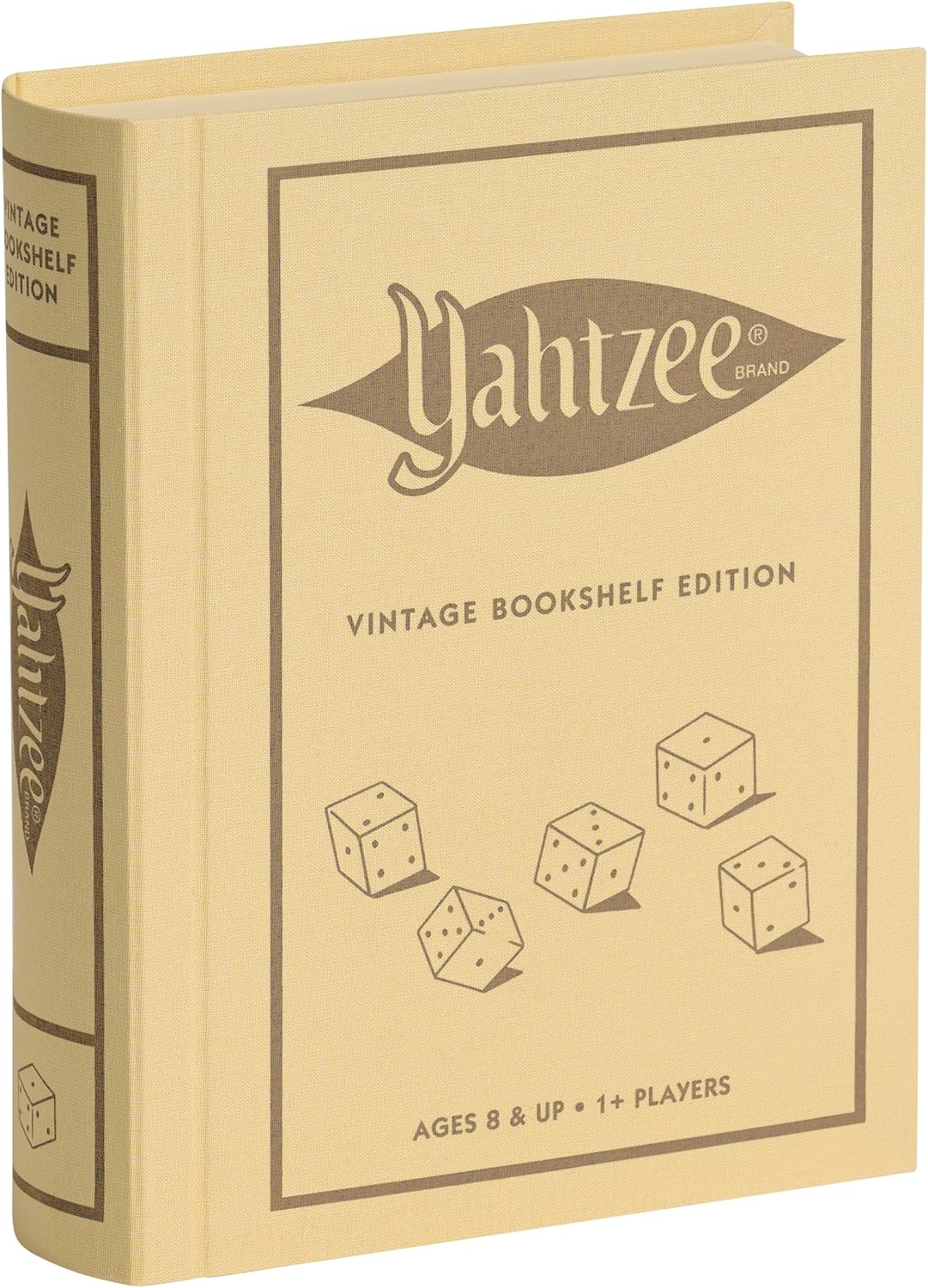 WS Game Company Yahtzee Vintage Bookshelf Edition Classic Dice Game