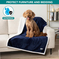 PetAmi Waterproof Dog Blanket for Medium Large Dog Pet, 60x40 - Large 60 X 40 Inches / Blue - image 2