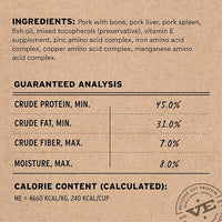 Vital Essentials Freeze-Dried Raw Pork Meal or Mixer Cat Food Crunchy Nibs, 12 oz