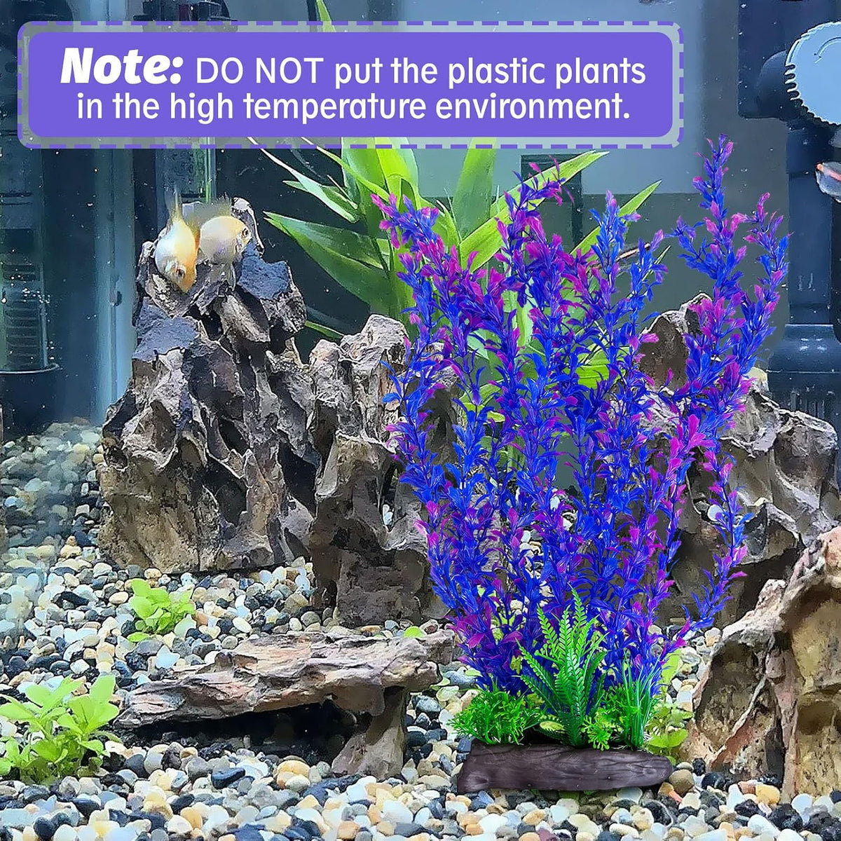 Aquarium Plastic Plants Extra Large Aquarium Plant 20.4-inch Tall - D / 20.4 in - image 4