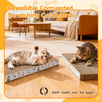 PatiencET Cat Scratch Pad with Box - Flat - 4 Pack - image 4