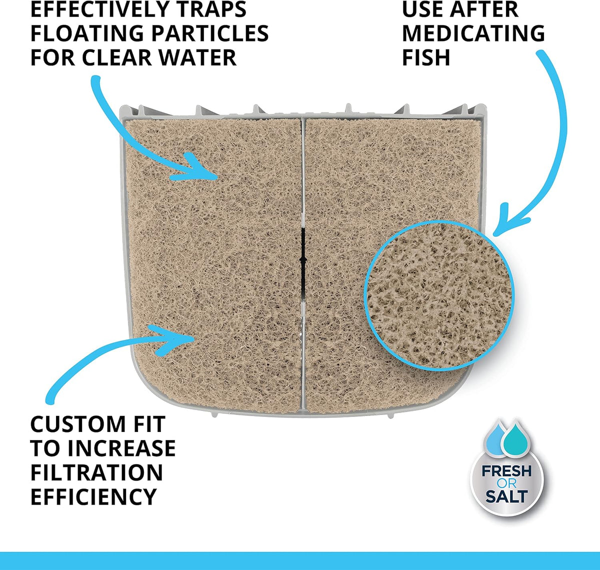Fluval 307/407 Phosphate Remover Pad - 306/406, 307/407 / Ammonia Remover - image 3