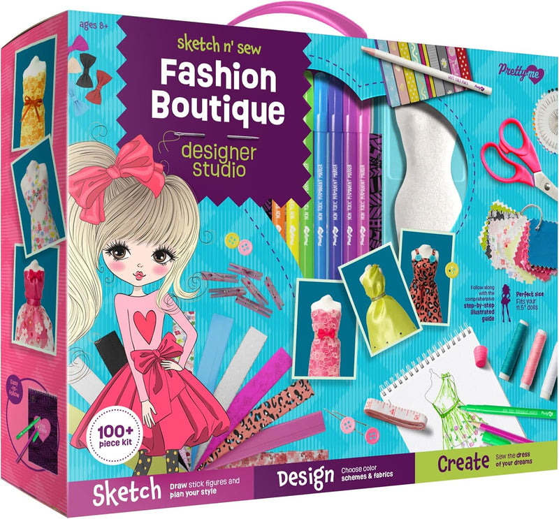 Pretty Me Fashion Design Studio, Sewing Kit for Kids