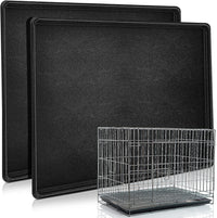 2 Pcs Dog Crate Tray 42" Replacement, Plastic Bottom Pan – Essentials for Dogs - 42"