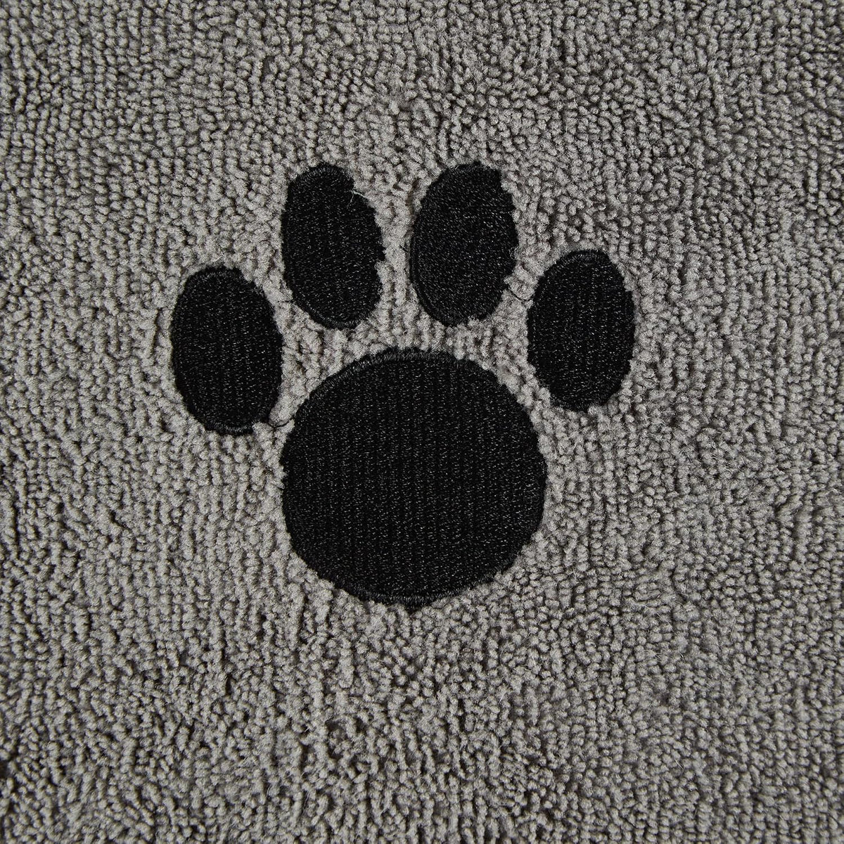 Bone Dry Pet Grooming Towel Collection Absorbent Microfiber Drying Set - Gray / 15x30" - image 4