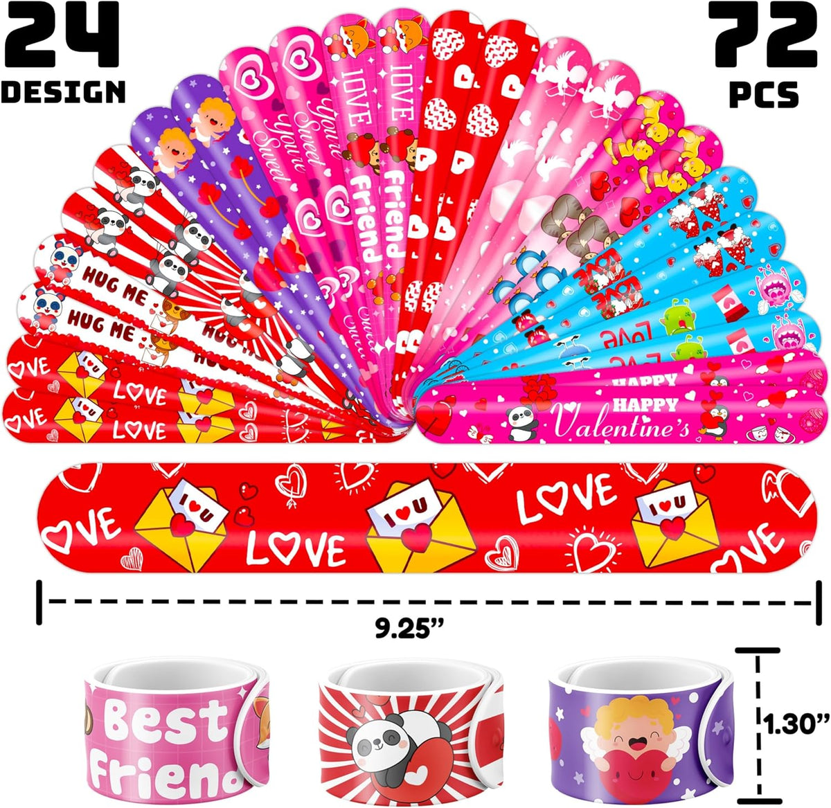72PCS Space Alien Party Favors - Valentine - image 3