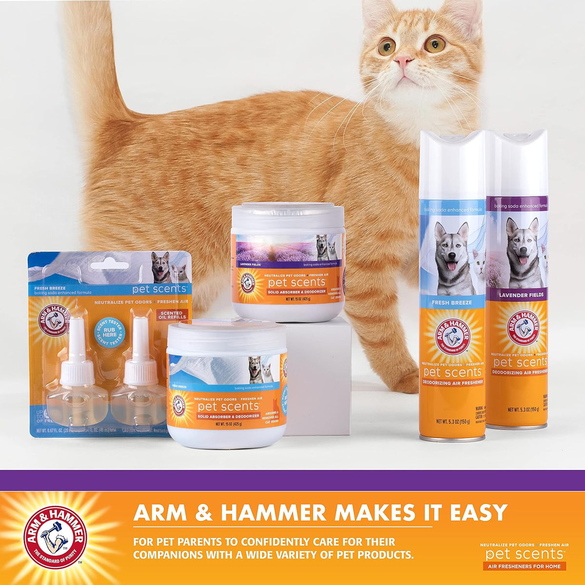 Arm & Hammer Pet Scents Deodorizing Gel Beads, Lavender Fields - Lavender / 12 Ounce (Pack of 1) - image 4
