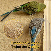 S&X Bird Cage Liners 17 x 11in, Disposable Gravel Paper Sheets - 16" x 10" - 120PCS - image 3