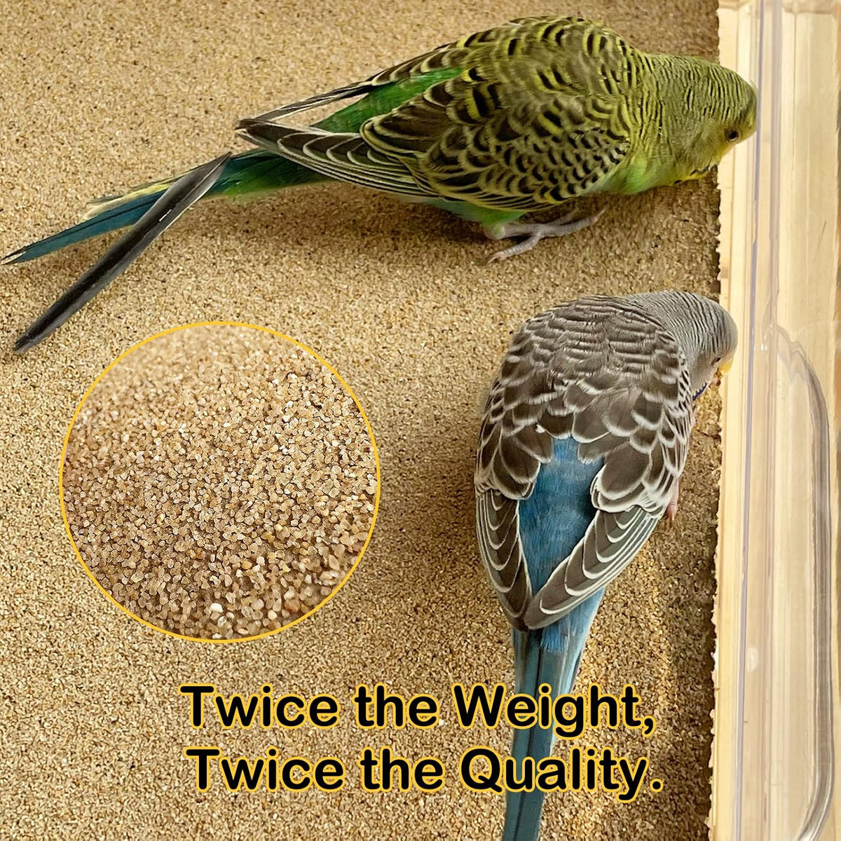 S&X Bird Cage Liners 17 x 11in, Disposable Gravel Paper Sheets - 16" x 10" - 120PCS - image 3