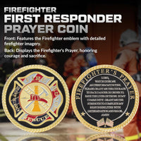 Military Gift Shop Air Force Armed Forces Prayer Coin - Fire - image 3
