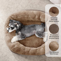 Medium Dog Beds for Medium Dogs Washable - S PLUS (25"x21"x8") / Dark Brown - image 2