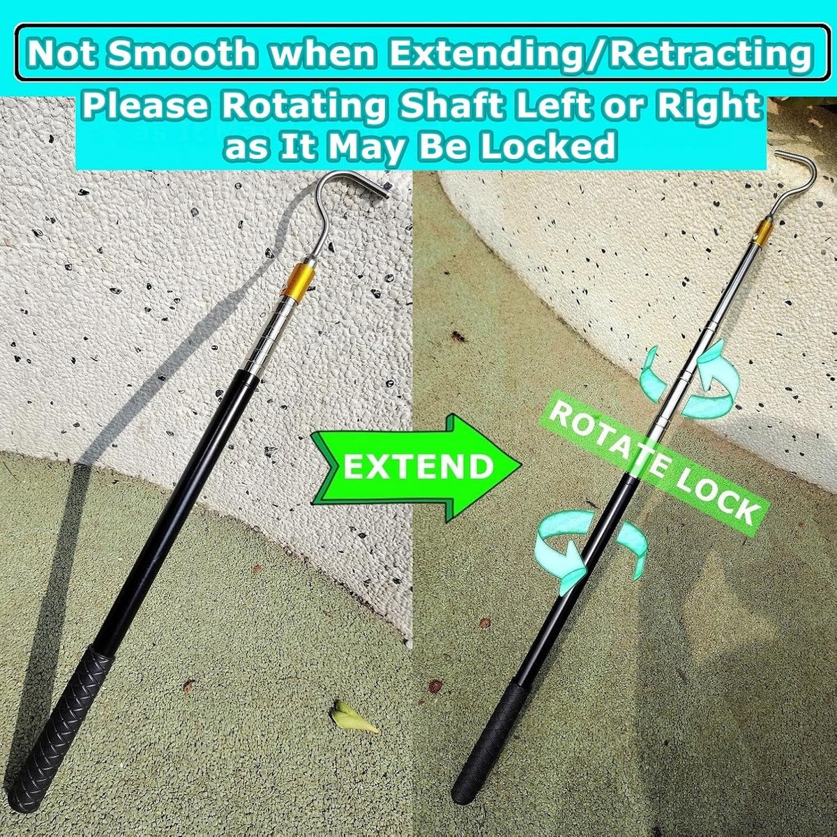 61" Snake Hook Reptile Catcher Stick Pole - image 4