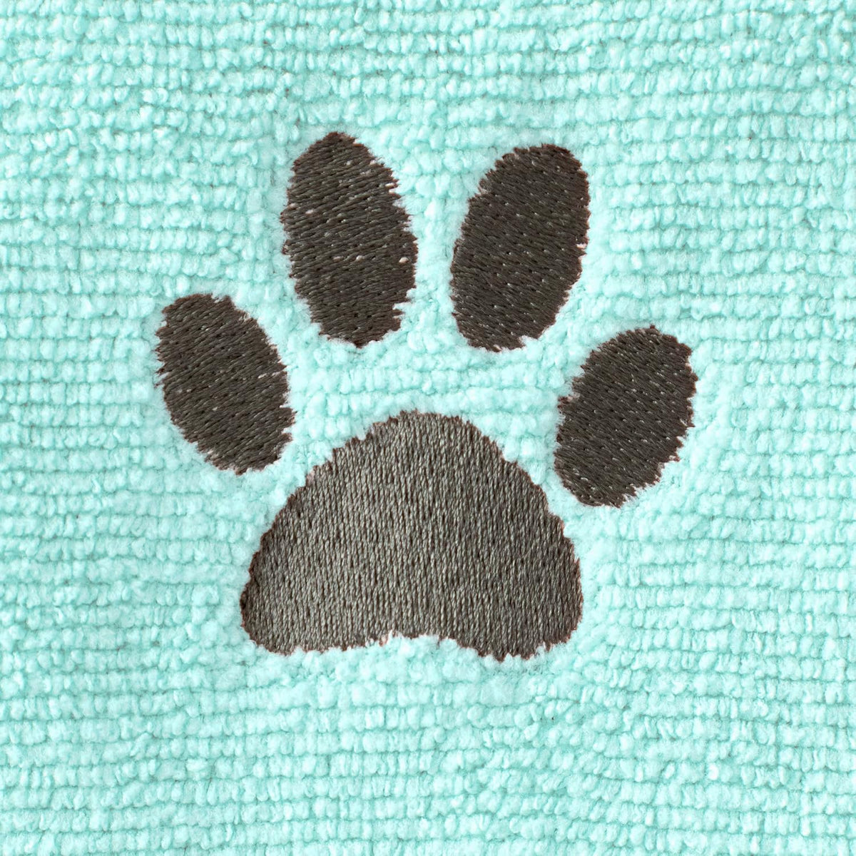 Ritz Premium Embroidered Microfiber Pet Towel, 18" x 28" - Paw Spa Blue / Small (Pack of 3) - image 3