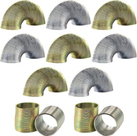 1 Inch Mini Metal Coil Spring Silver and Gold Variety Toy