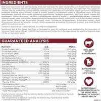 NutriSource Dog Food, Made with Beef and Brown Rice, with Wholesome Grains, 30LB, Dry Dog Food
