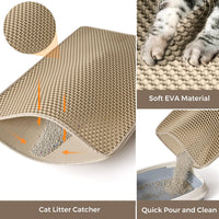 Large Cat Litter Box Enclosure - 30.3'' L X 18.2'' W X 20.5'' H / Natural - image 4