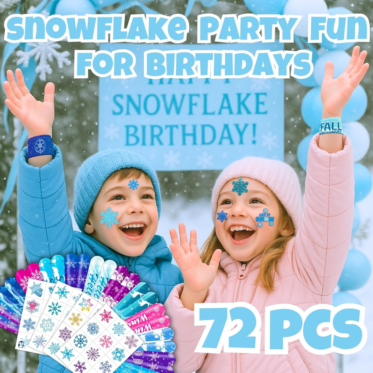 72PCS Space Alien Party Favors - Multicolor, Metallic, White, Blue, Purple - image 2