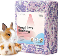 BUCATSTATE Hamster Bedding 15L, 99% Dust-Free Paper Bedding - Lavender / 15L