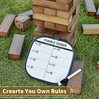 ApudArmis 60 Pcs Tumble Tower - Brown / M-Stack to 3.2 FT - image 3