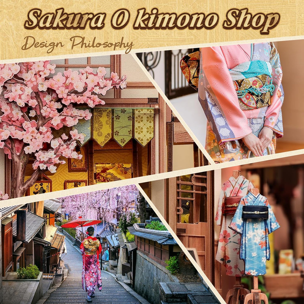 Cutefun Book Nook Kit - DIY Miniature Dollhouse Kit for Adults and Teens – Fun for Kids & Family - Sakura Kimono Shop - image 4