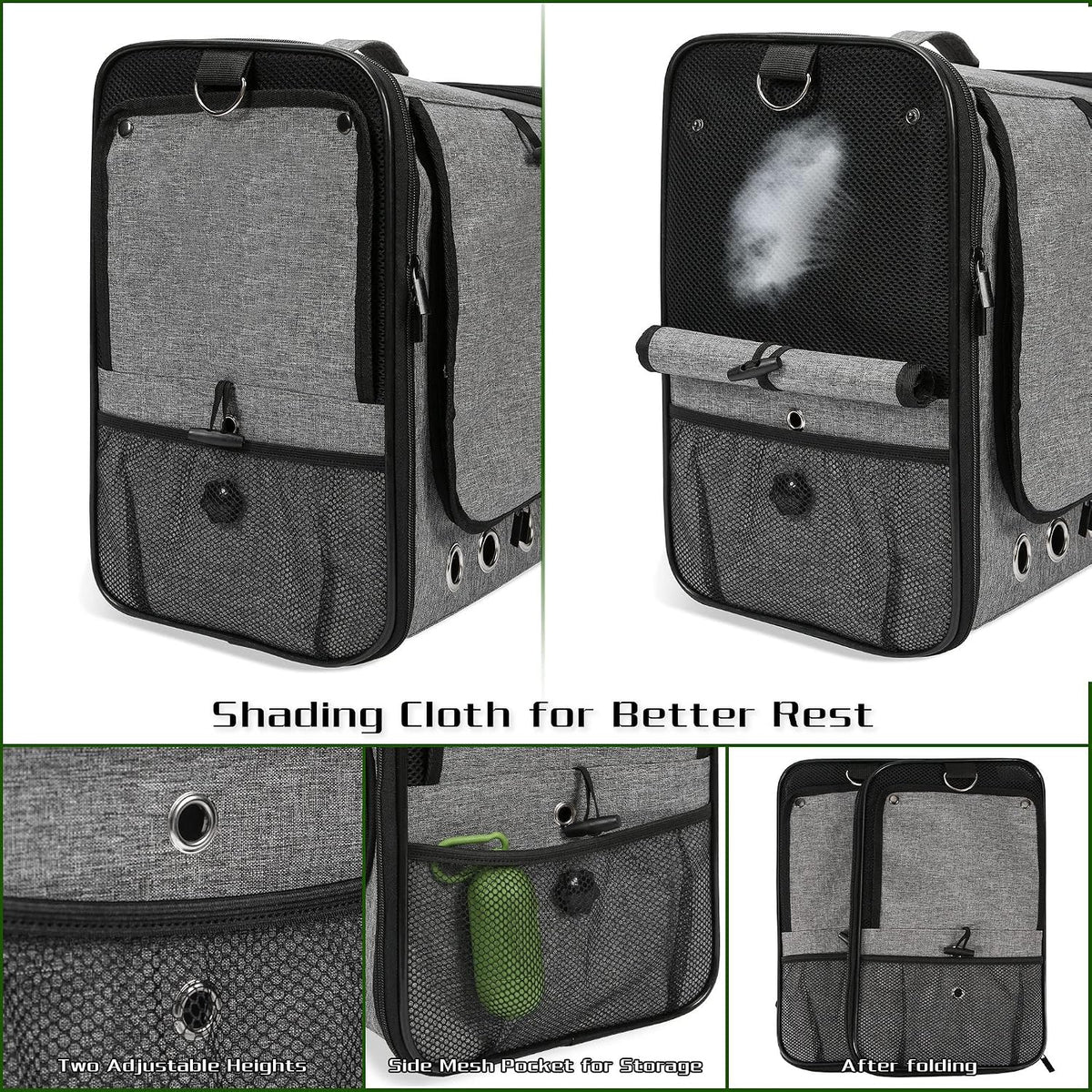 Large Bird Carrier Bag with Stand - image 4