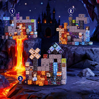 EWED 200 piece forest themed magnetic building blocks with trees, houses and figures - view 11