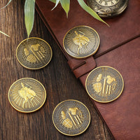Nosiny 10 piece armor of God prayer coins in classic style alloy metal - view 19