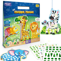 Imagimake Mirror Mosaic, Princess & Unicorn, 10 Templates - 7. Animals