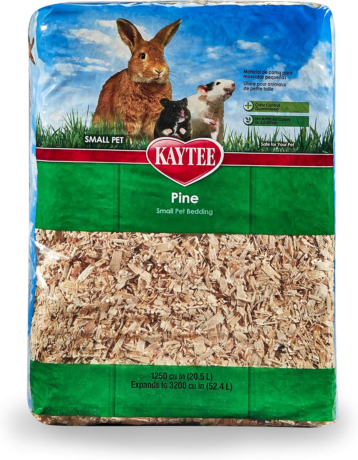 Kaytee Small Animal Pine Bedding for Guinea Pigs, Rabbits - 52.4 Liter / Tan - image 4