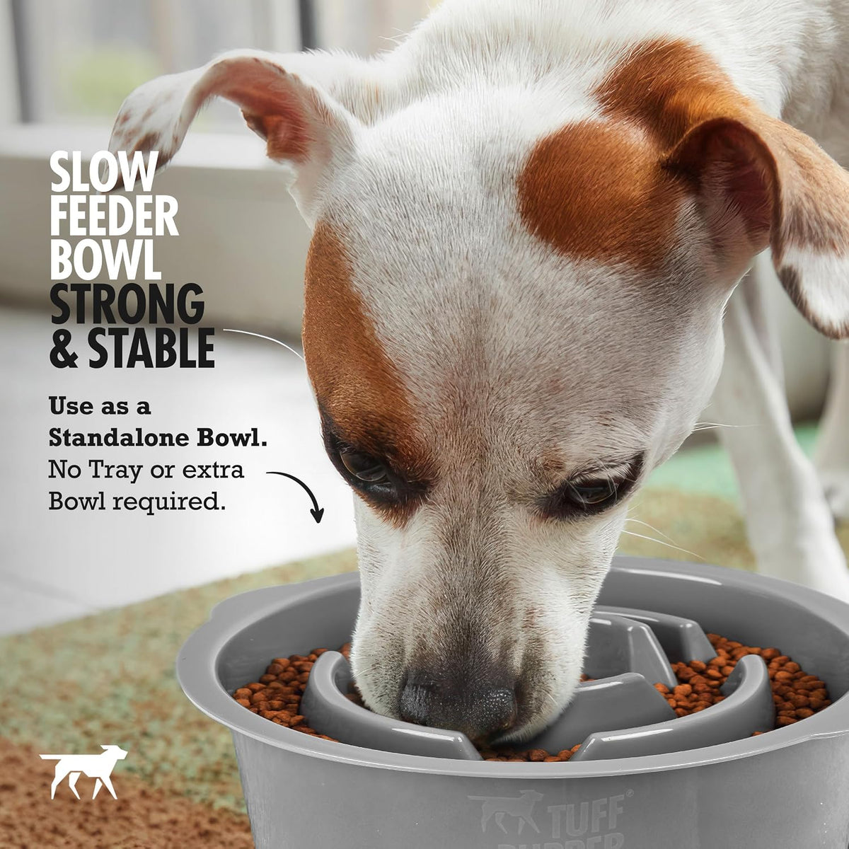 Tuff Pupper Slow Feeder Insert Bowl - 2 Cup - 7.5-8 Inch Feeder Holes - image 4