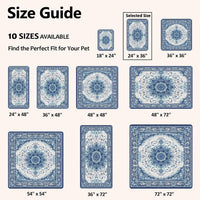 Washable Pee Pads for Dogs, Reusable Puppy Potty Training Pads - Blue/Multi / 24" ×36"(pack of 2) - image 4