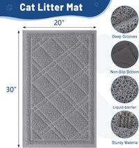Smiry Cat Litter Box Mat 30x17 - 30x20 / Grey - image 2