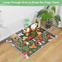 Unicorn Catcher 2 Pack Washable Guinea Pig Cage Liner - Mushrooms / 36X24in - image 3