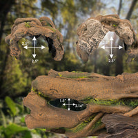 Lizard, Snake or Reptile Hide. Large Hollow Log for Terrarium. Bearded Dragon or Gecko Tank - image 4