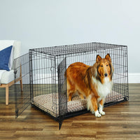New World by Midwest 42-Inch Single Door Crate, for Large Breeds - Double Door - Black / XL (48"L) - image 2